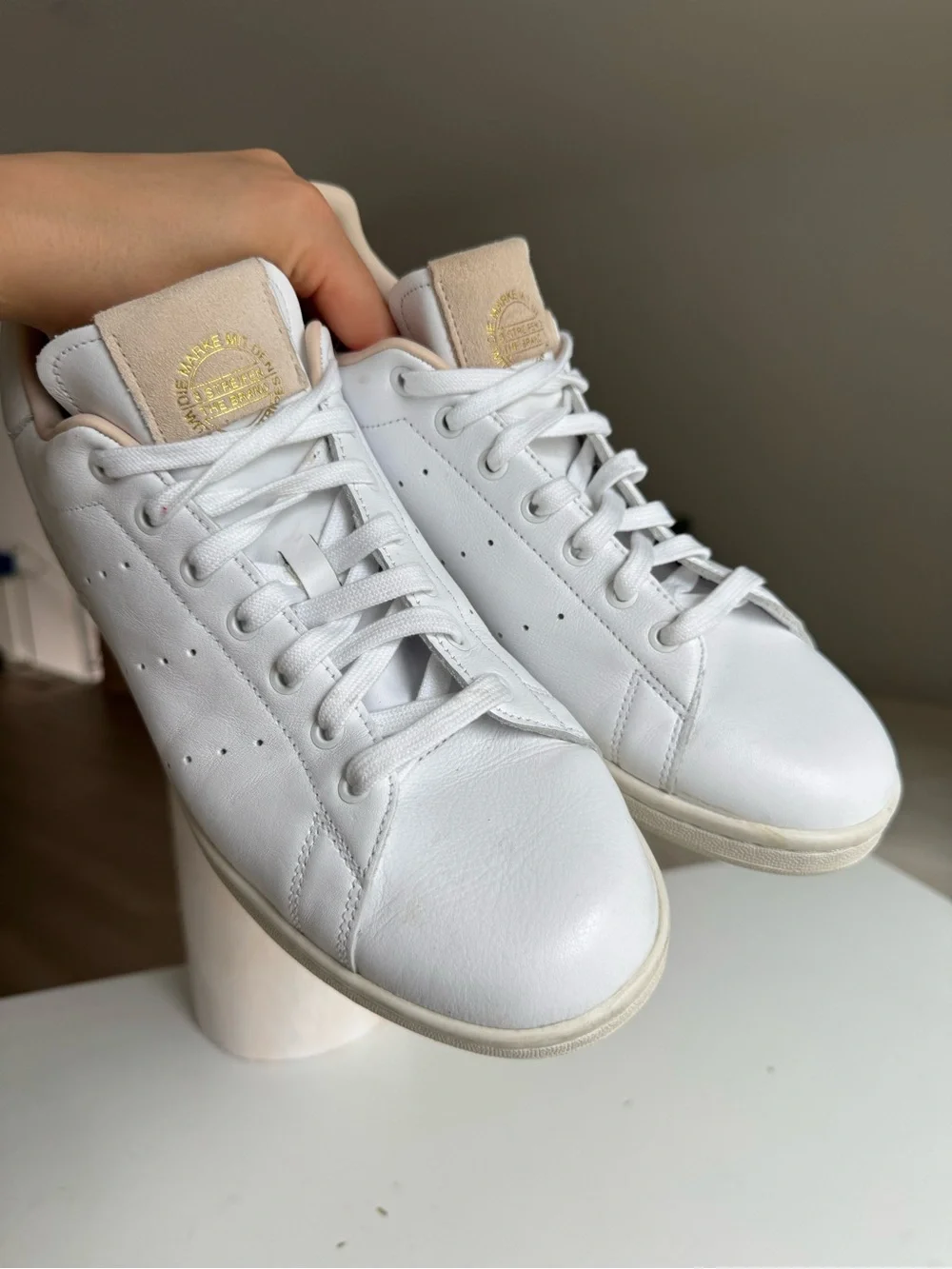 Adidas Stan Smith Home of Classics White Leather Sneakers Men’s US 12